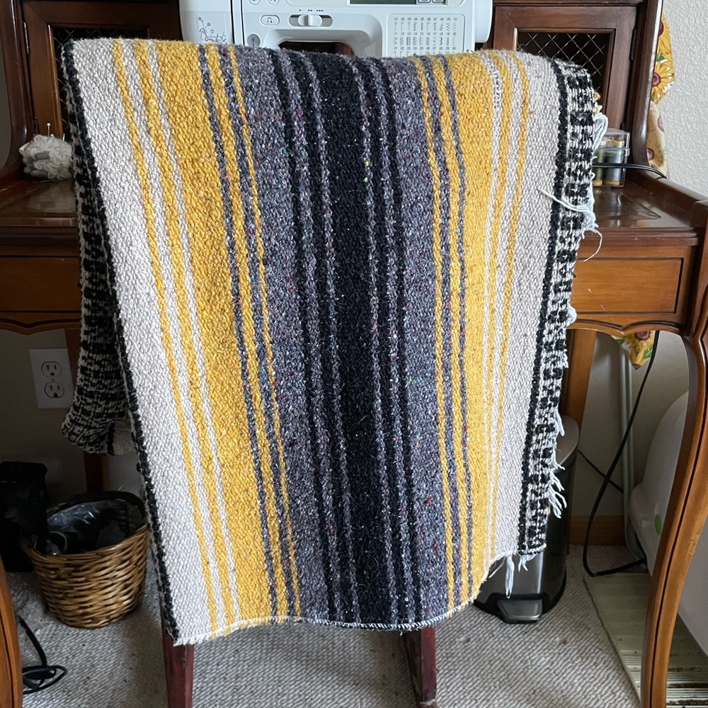 Yellow Baja Blanket